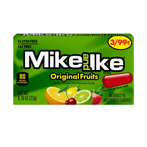 Mike and Ike mini Original Fruits